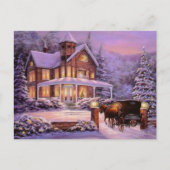 その国のヴィンテージ・クリスマス シーズンポストカード (正面)