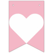 その女の子のプレッピーな旗布 バンティングフラッグ (第2の旗)