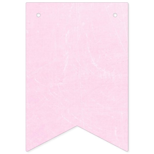 その女の子のベビーシャワーのピンクのストライプおよび点の旗 バンティングフラッグ (第2の旗)