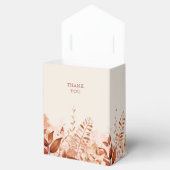 その女の子の素朴フローラ秋赤ちゃんシャワー フェイバーボックス (オープン)