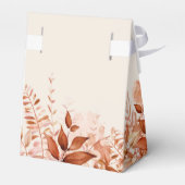 その女の子の素朴フローラ秋赤ちゃんシャワー フェイバーボックス (裏面サイド)