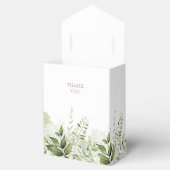 その女の子の緑の埃っぽいバラの赤ちゃんシャワー フェイバーボックス (オープン)