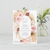 その女の子はパンパモダンスとフローラアーチ 招待状 (スタンド正面)