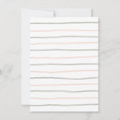 その女の子ユーカリ緑のバルーン赤ちゃんシャワー 招待状 (裏面)