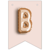 その女の子! またはピンクの金ゴールドのバントは上がりました バンティングフラッグ (第3の旗)