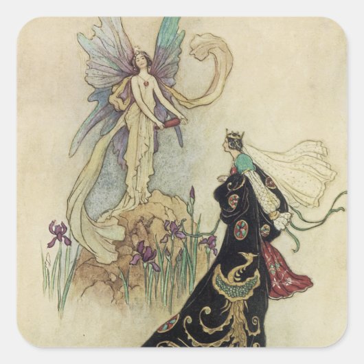その妖精は女王陛下を歓迎した スクエアシール (正面)