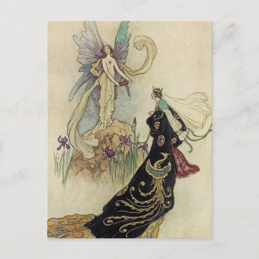 その妖精は女王陛下を歓迎した ポストカード (正面)