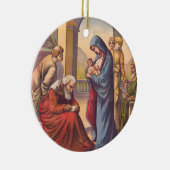 その子与えジョンは名前を セラミックオーナメント (右)