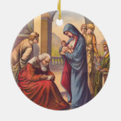 その子与えジョンは名前を セラミックオーナメント (裏面)