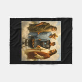 その実在集団がフィルミームBbの天国でおもしろい出会う フリースブランケット (正面(横))