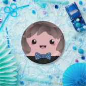 その少年 |男の赤ちゃんの性別の表示 ペーパープレート (パーティー)