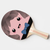 その少年 |男の赤ちゃんの性別の表示 卓球ラケット (横)