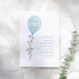 その少年 | Blue Balloon Baby Shower Budget