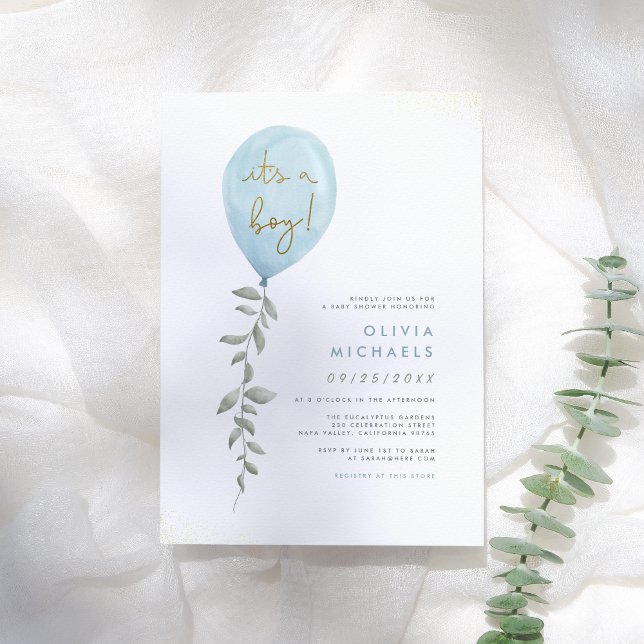 その少年 | Blue Balloon Baby Shower Budget (クリエイターアップロード済み)