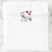 その尻尾を振る スクエアシール (バッグ)