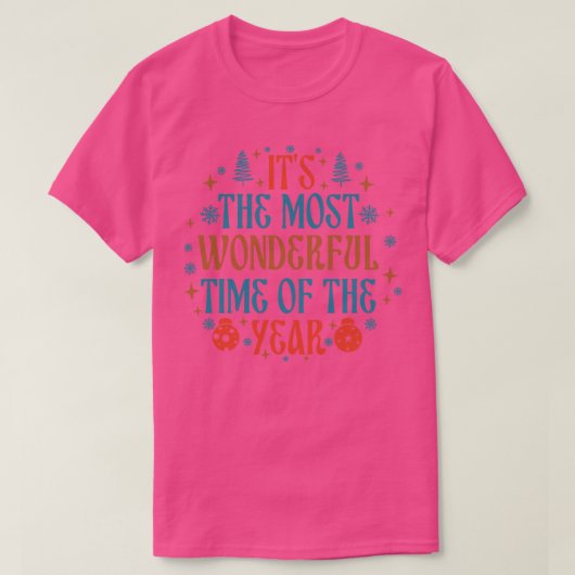 その年で最も素晴らしい時間 Tシャツ (デザイン正面)