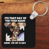 その年のその日は再び。わしのBデーは最悪 キーホルダー (裏面)