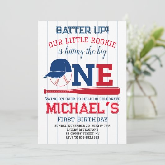 その年の野球のルーキーを打者にする 招待状 (スタンド正面)