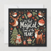 その年の魔法の時間の森のファンタジー シーズンカード (正面)