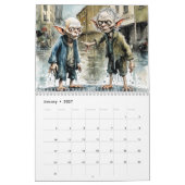 その年 – ニュージーランドの漫画カレンダー カレンダー (1月 2027)