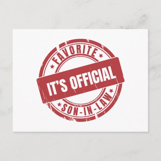 その役人は法律お気に入りのの息子である シーズンポストカード (正面)