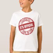 その役人は法律お気に入りのの息子である Tシャツ (正面)