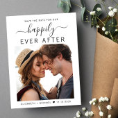 その後ずっと幸せに写真を保存 案内ポストカード