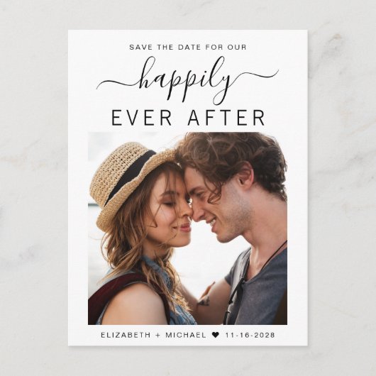 その後ずっと幸せに写真を保存 案内ポストカード (正面)