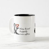 その後ずっと幸せに暮らしていた ツートーンマグカップ (正面左)