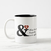 その後ずっと幸せに暮らしていた ツートーンマグカップ (左)