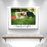 . .その後ずっと幸せに過ごす優雅な結婚式の写真 フォトブロック<br><div class="desc">デザインあなた結婚自身の写真：幸いなる後 – あなたは文字/フォントを変更することができる。贈り素晴らし物を結婚作れ！</div>