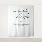 その後ずっと幸せに | の結婚背景 タペストリー (正面)