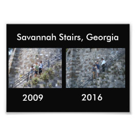 その後と今 – Savannah Stairs, GA フォトプリント
