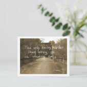 その後に手放すのが難しいのは動き続けることだ ポストカード (スタンド正面)