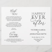 その後も幸いなことに結婚の式は折り畳める (正面)