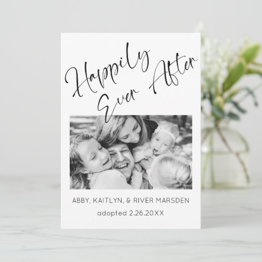 「その後も幸せな気持ちで」写真の採用のお知らせ 招待状 (スタンド正面)