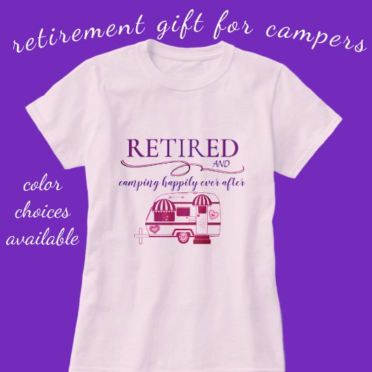 その後退職したずっと楽しくキャンプする Tシャツ