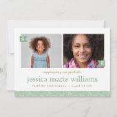 その後、今2写真卒業発表 招待状 (正面)