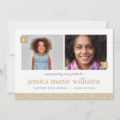 その後、今2写真卒業発表 招待状 (正面)