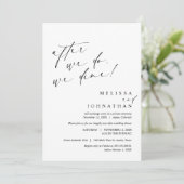 その後、我々はエロペメン結婚ト・ディナーを食べる 招待状 (スタンド正面)