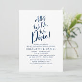 その後、私たちは、ポストのブランチ結婚を食べる 招待状 (スタンド正面)