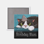 その得誕生日ブルース – Cat Magnet マグネット (正面/裏面)