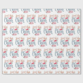 その応援生活を生きる。チアリーティングデザインアイディア ラッピングペーパー (フラット)