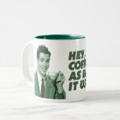 「その悪い状態」- KoffeeKatはありません ツートーンマグカップ (正面左)