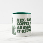 「その悪い状態」- KoffeeKatはありません ツートーンマグカップ (中央)