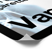 その情報ポスターのVape ポスター (角)