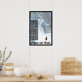 その情報ポスターのVape ポスター (キッチン)