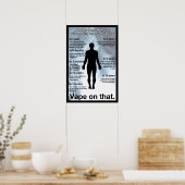 その情報ポスターのVape ポスター (キッチン)