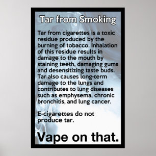 その情報ポスターのVape ポスター
