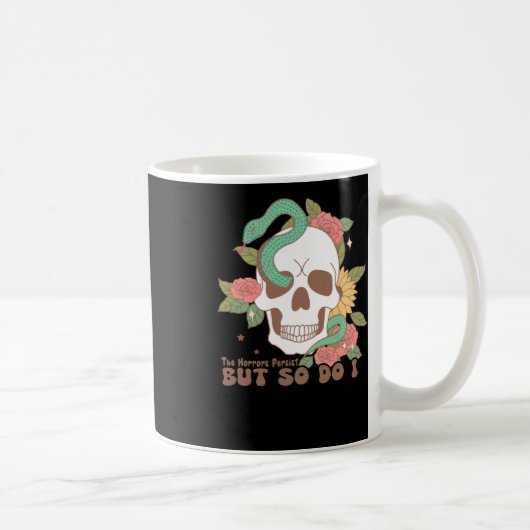 その惨状は続くが僕もそうだ コーヒーマグカップ (右)